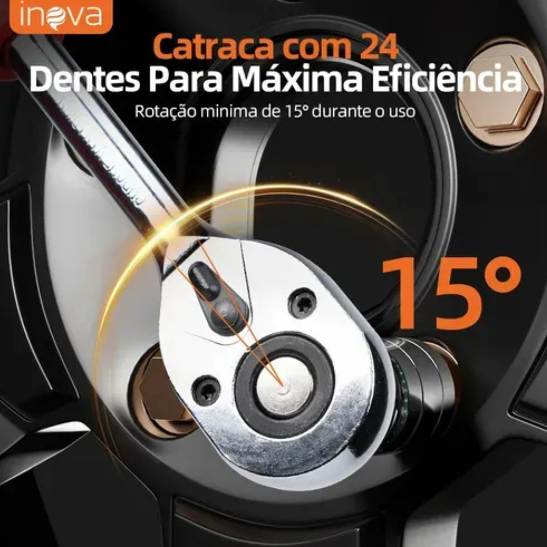 KIT FERRAMENTAS PARA MECANICO 176 PÇS