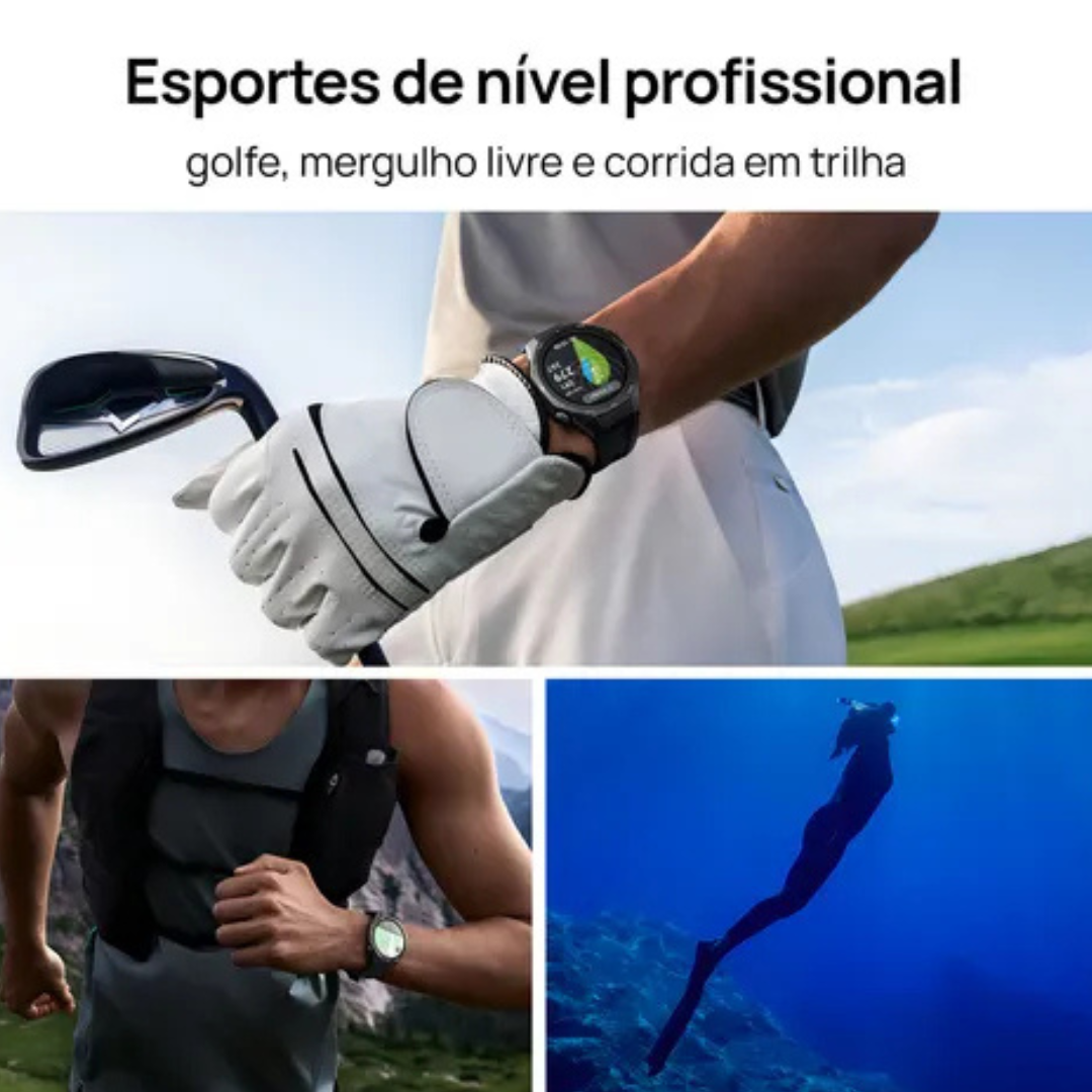 SMARTWATCH GT 5 PRO COMANDO ALFA - Á PROVA D'ÁGUA
