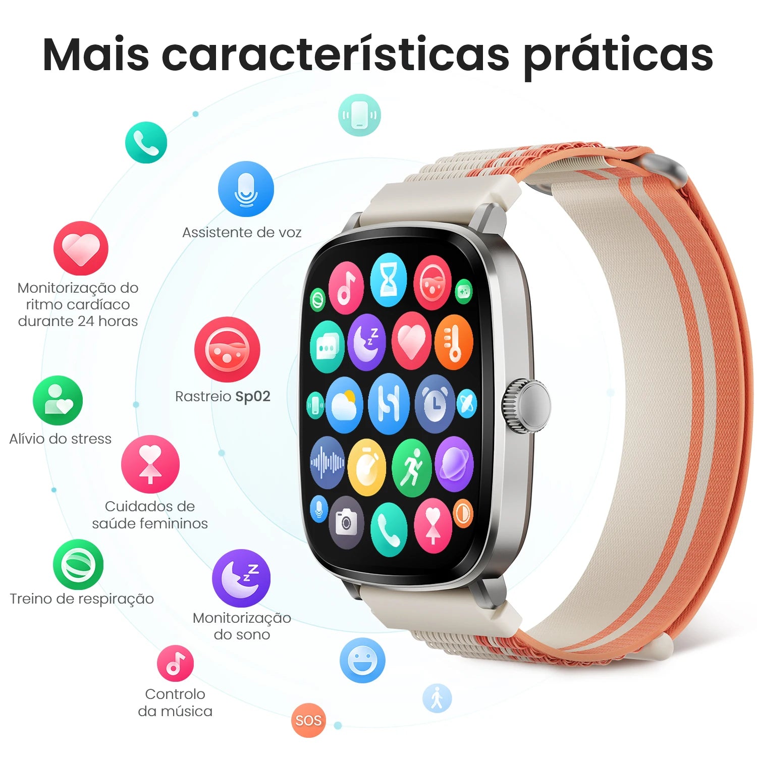 Smart Watch RS5 Voice Assistant