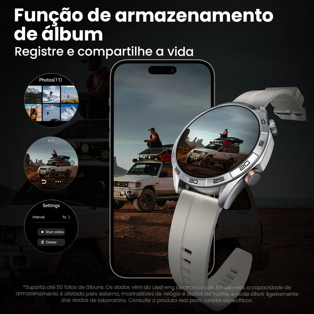 Smartwatch Solar 5 Voice Calling 1.58'' AMOLED