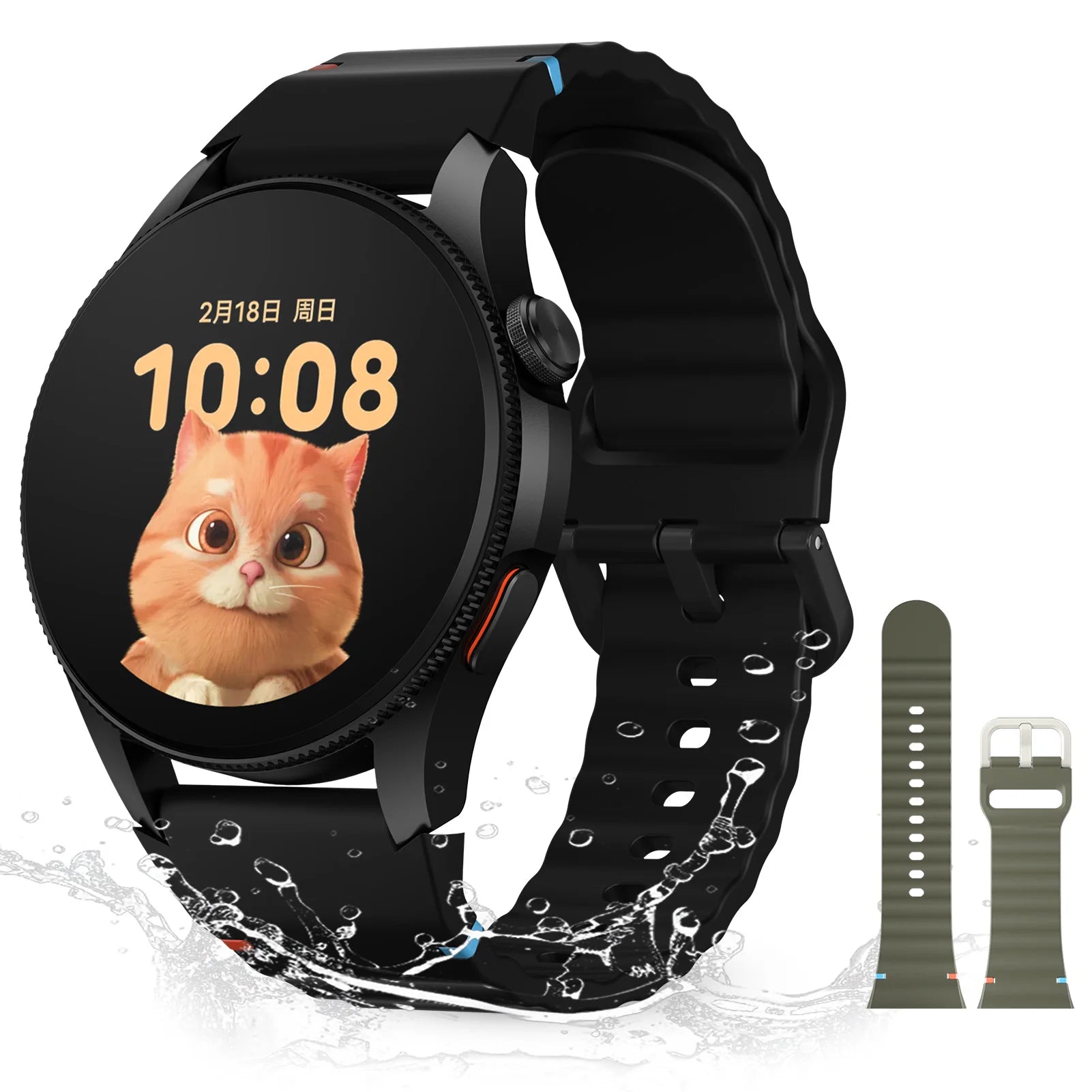 SmartWatch Men GPS Tracking NFC