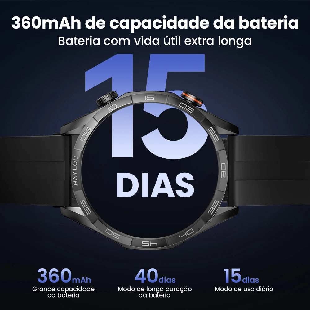 Smartwatch Solar 5 Voice Calling 1.58'' AMOLED
