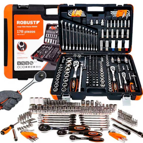 KIT FERRAMENTAS PARA MECANICO 176 PÇS