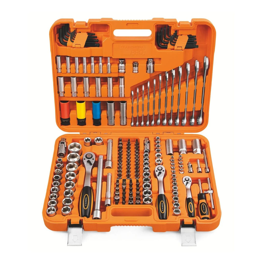 KIT FERRAMENTAS PARA MECANICO 176 PÇS
