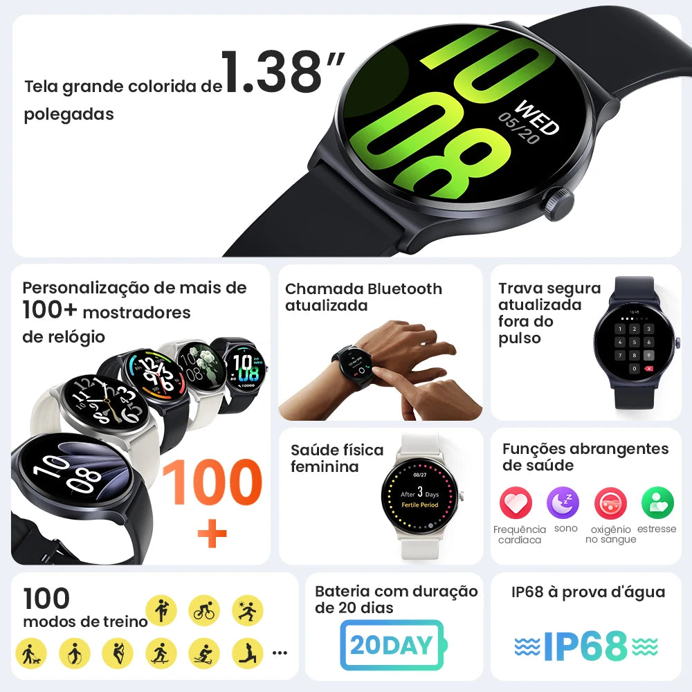 Smartwatch Solar Lite Smart Watch Bluetooth